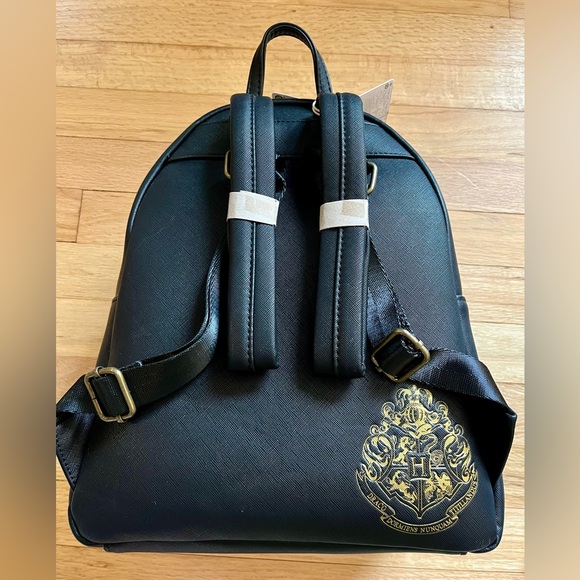NWT Loungefly Harry Potter Trilogy Series #1 Triple Zipper Backpack - Picture 5 of 12